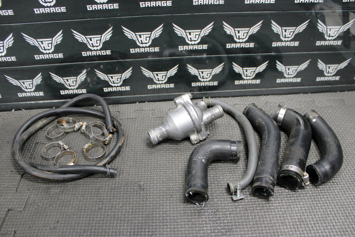 2003 00 - 07 HONDA XR650R OEM RADIATOR THERMOSTAT HOUSING COVER COOLING HOSES - hggarage