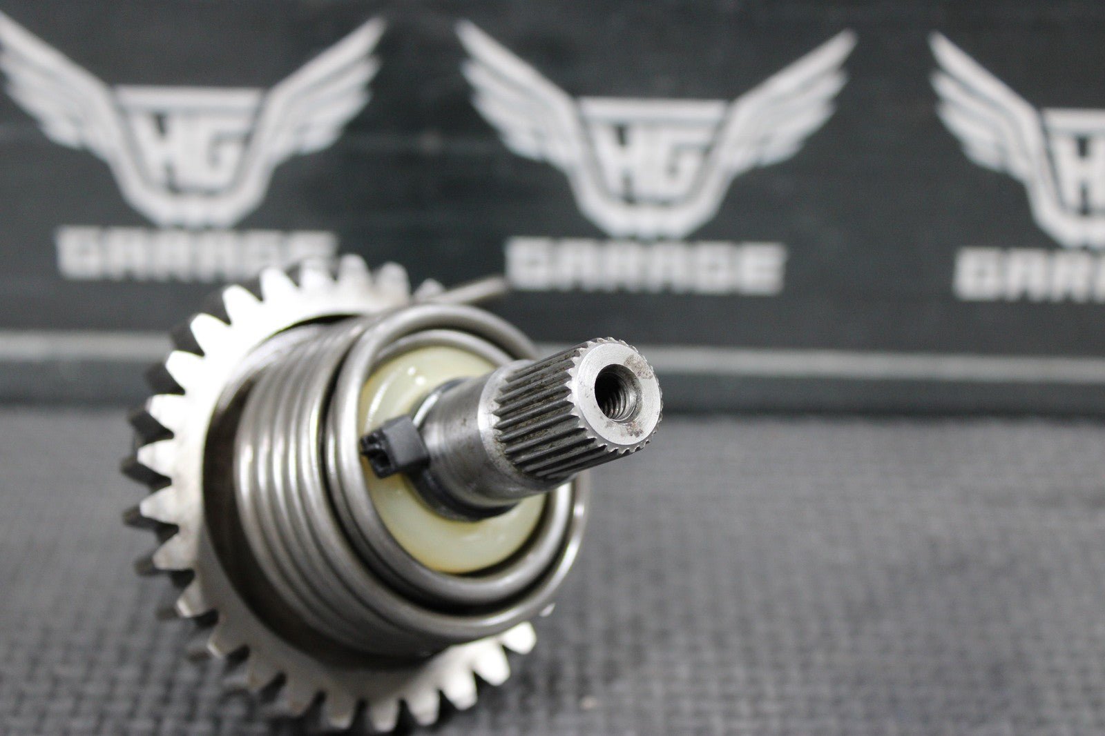 1996 KAWASAKI KX125 94 - 98 OEM KICKSTART KICK START SHAFT W IDLER GEAR 13066 - 110 - hggarage
