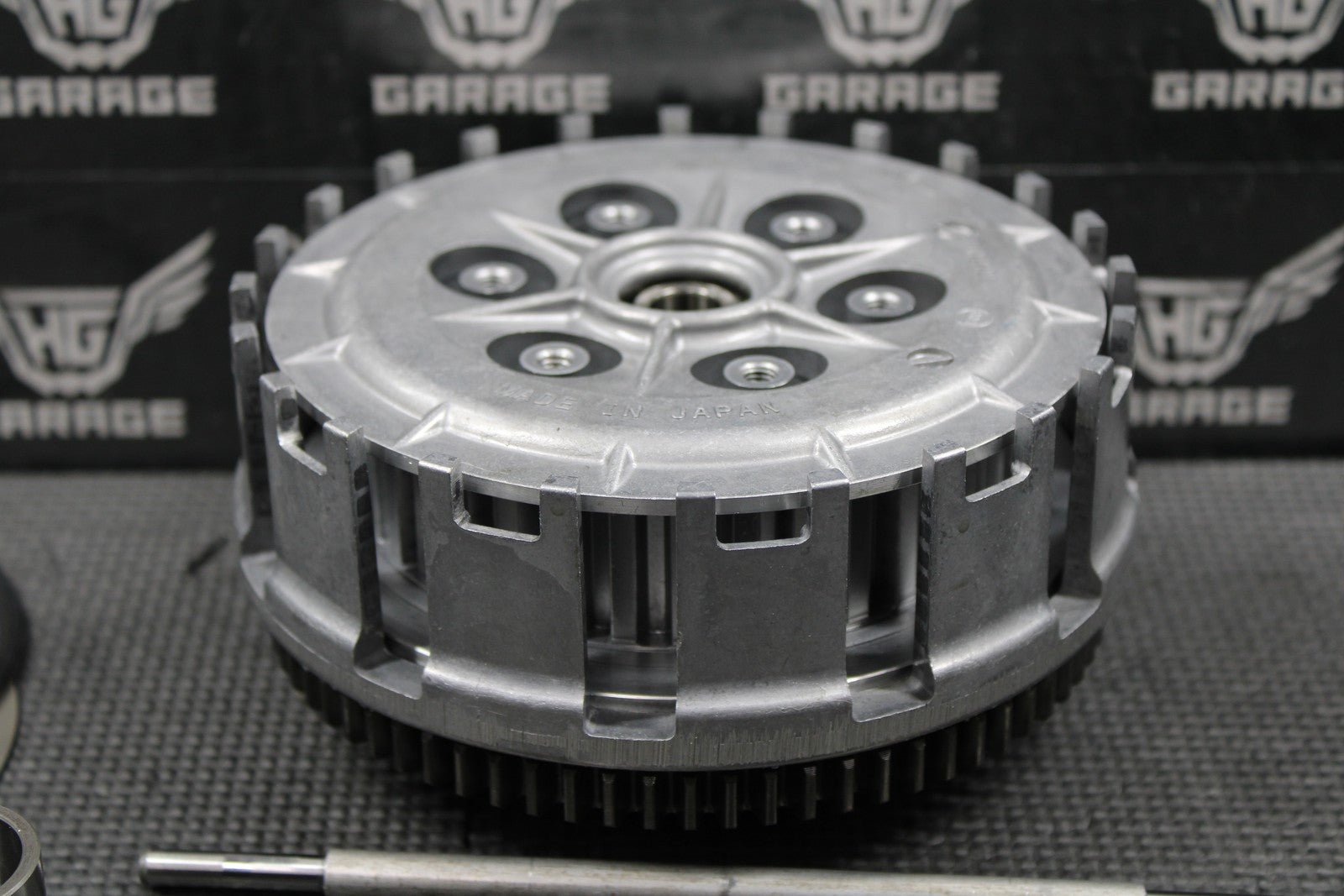 2003 KAWASAKI KLX400R KLX400SR OEM COMPLETE CLUTCH W BASKET HUB SPRINGS GOOD! - hggarage