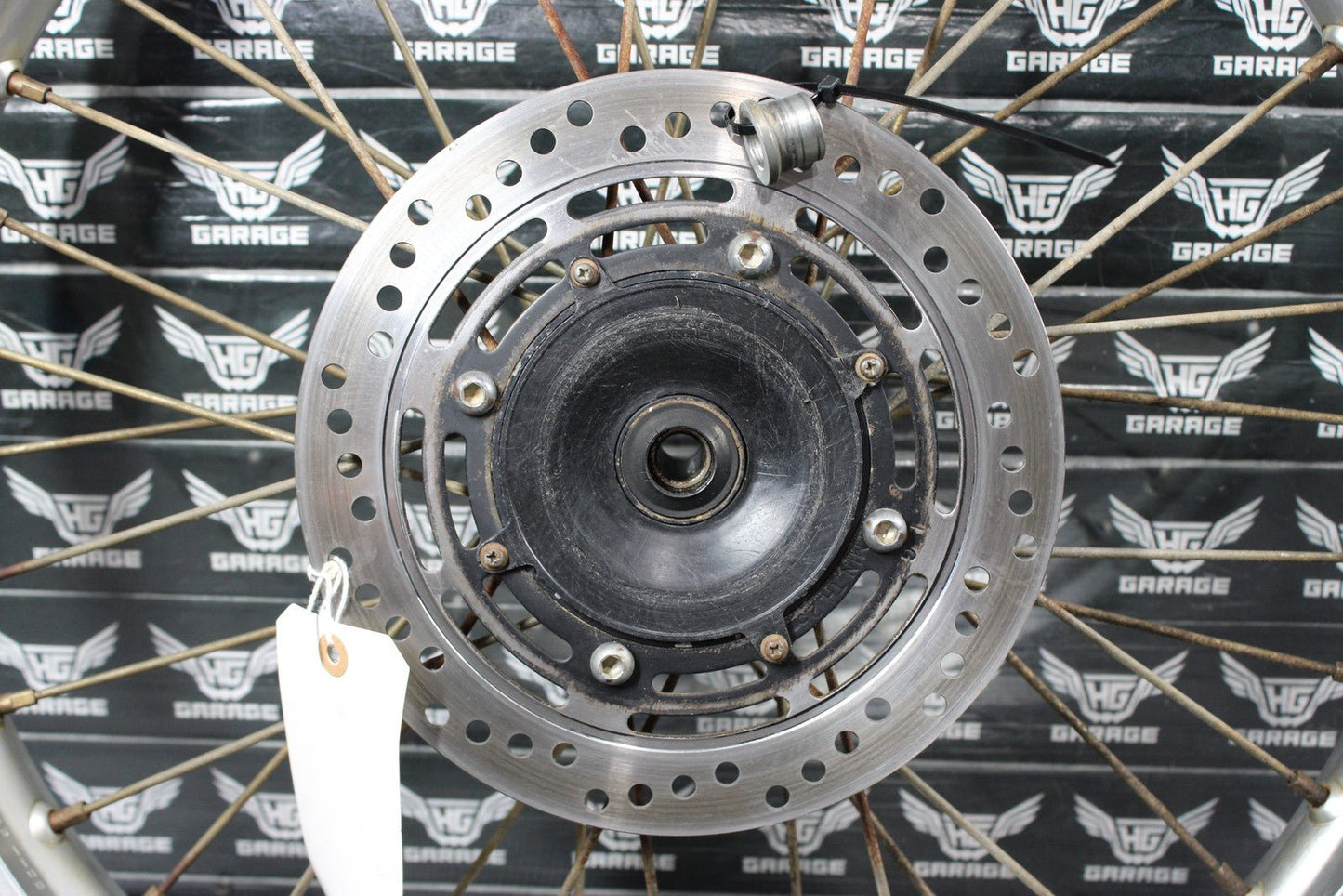 1987 HONDA XR250R OEM D.I.D FRONT WHEEL RIM HUB 44601 - MG2 - 830 44701 - KT1 - 781 - hggarage