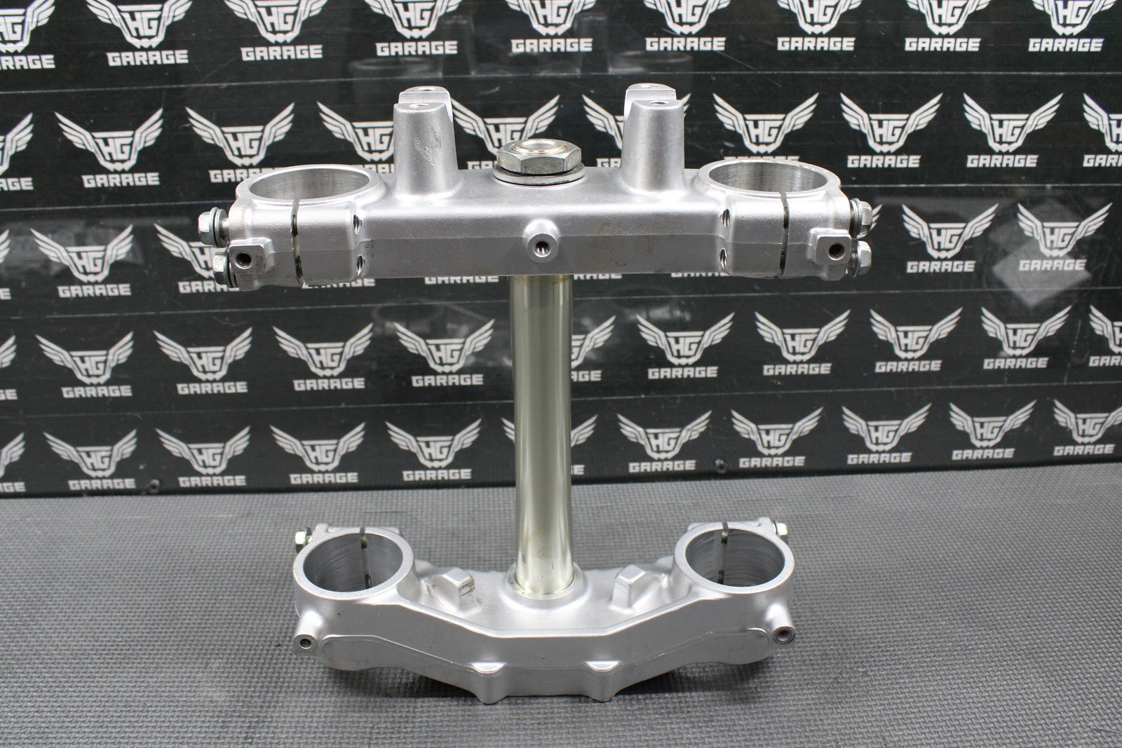 1998 SUZUKI 97 - 98 RM125 RM250 OEM FRONT FORKS LOWER UPPER TRIPLE TREE STEM CLAMP - hggarage