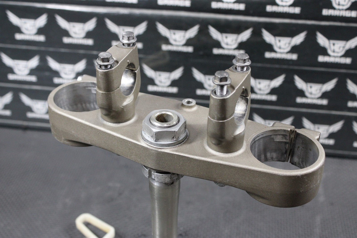 2006 YAMAHA 06 - 14 YZ450F OEM FRONT FORKS LOWER UPPER TRIPLE TREE STEM SET - hggarage