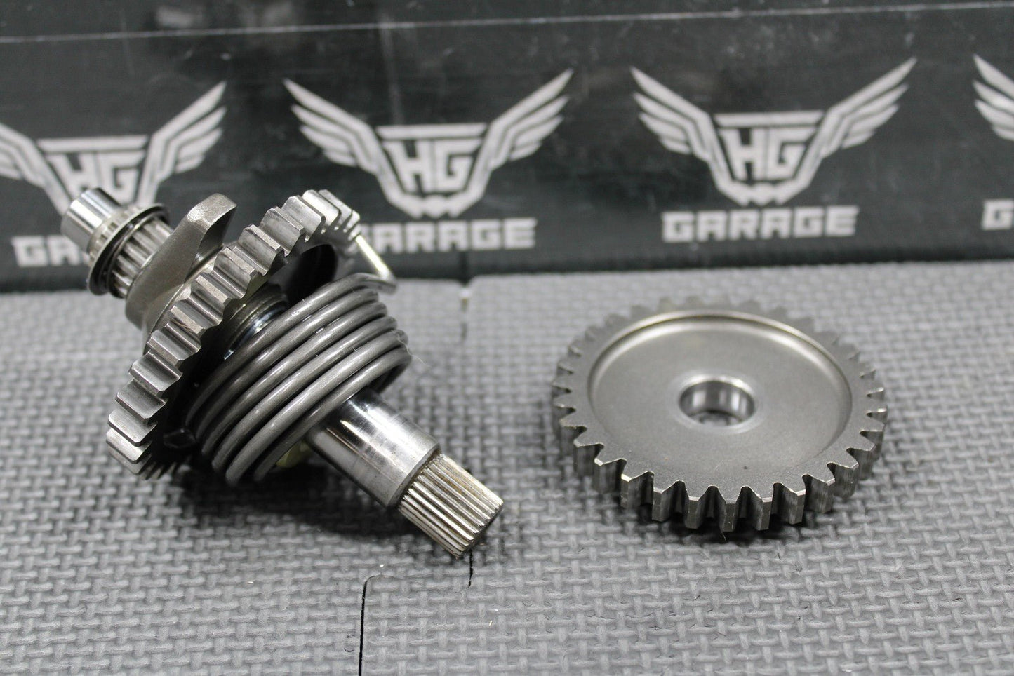 1993 88 - 93 KAWASAKI KX125 OEM KICKSTART KICK START SHAFT W IDLER GEAR 13066 - 1019 - hggarage
