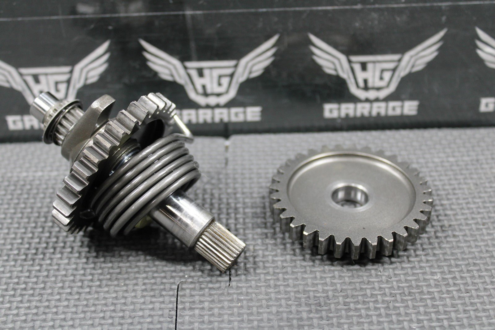 1993 88 - 93 KAWASAKI KX125 OEM KICKSTART KICK START SHAFT W IDLER GEAR 13066 - 1019 - hggarage