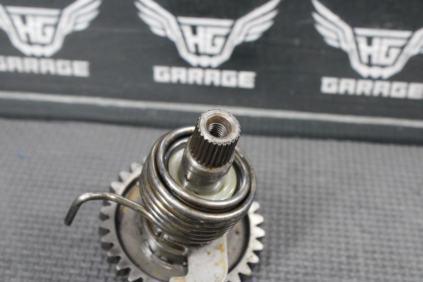 2014 KAWASAKI KX100 KX85 OEM KICKSTART KICK START SHAFT W IDLER GEAR - hggarage
