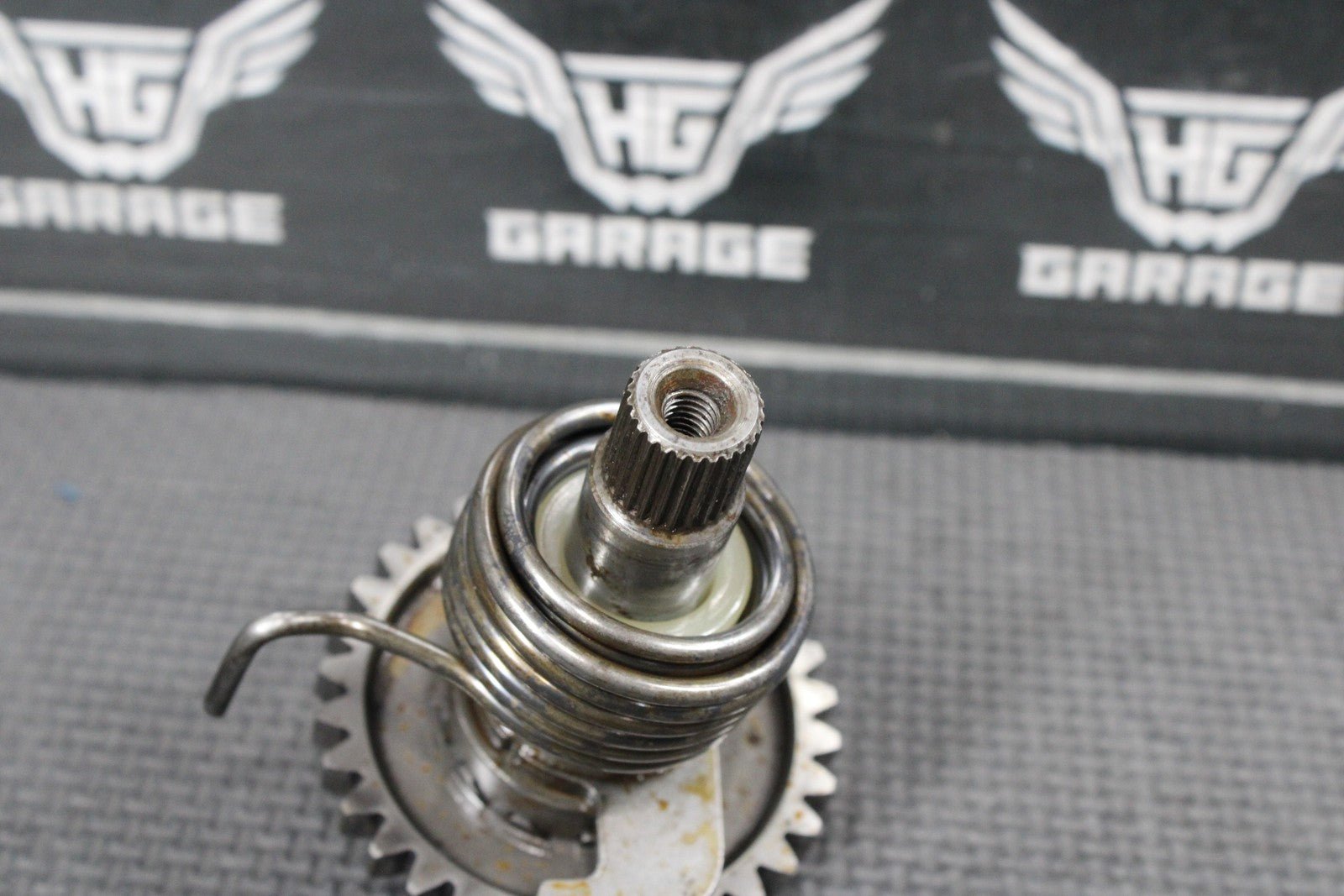 2014 KAWASAKI KX100 KX85 OEM KICKSTART KICK START SHAFT W IDLER GEAR - hggarage