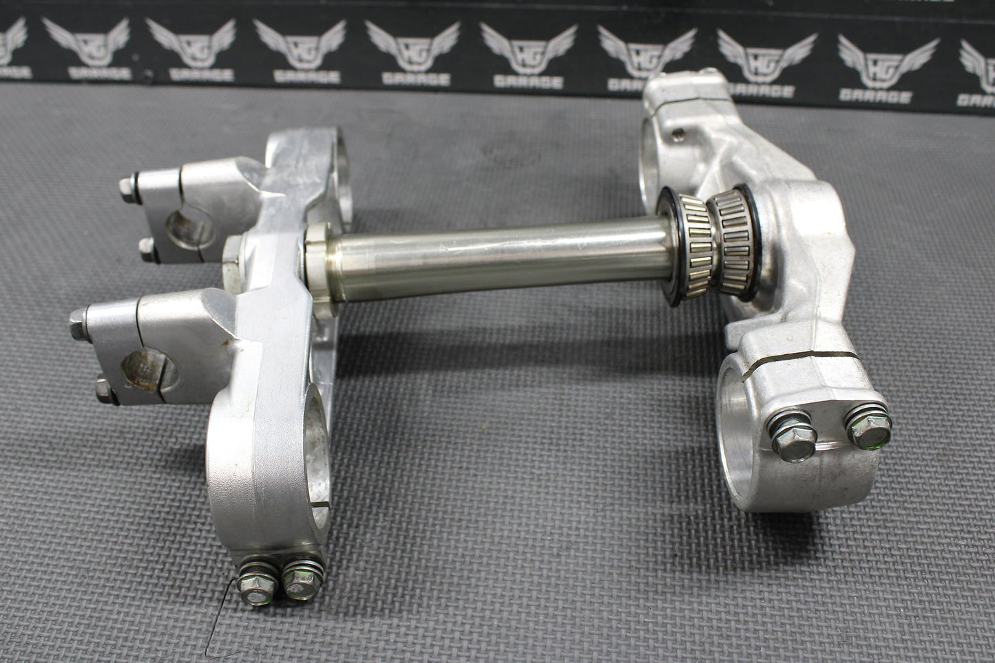 2000 SUZUKI 00 - 04 DRZ400 DRZ400E OEM FRONT FORKS TRIPLE TREE STEM BAR CLAMP NICE - hggarage