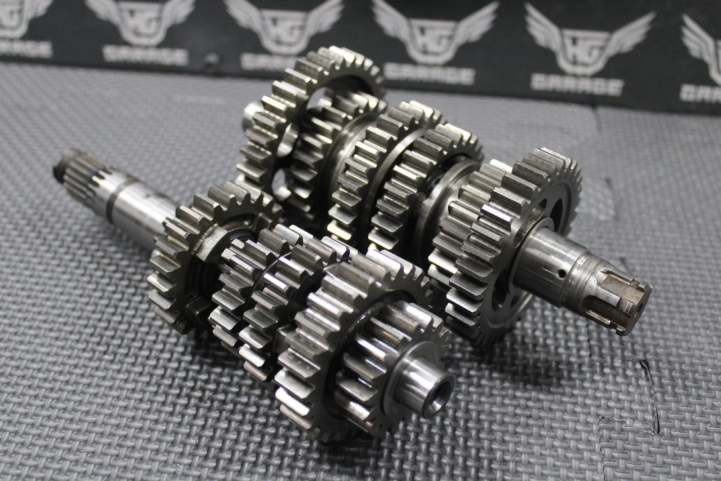 1988 1989 HONDA XR250R OEM TRANSMISSION TRANNY GEARBOX GEARS SHIFT FORKS GOOD! - hggarage