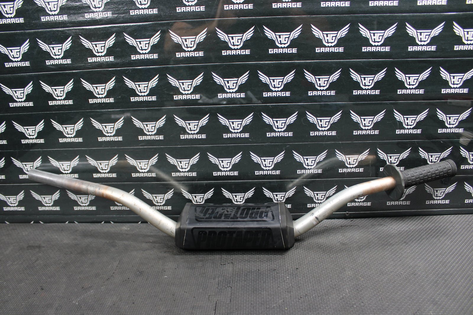 2001 Yamaha YZ426F Renthal 603 Fat Bar Handlebars Bars Grips Black Pro Taper Pad - hggarage