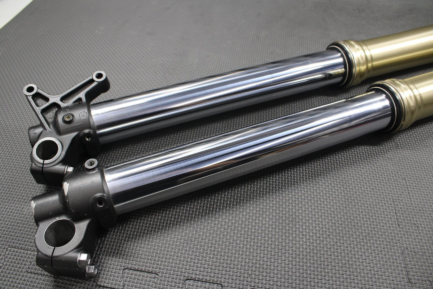 2018 2019 YAMAHA YZ250FX OEM 48MM RIGHT LEFT FRONT SUSPENSION FORKS SHOCKS NICE! - hggarage