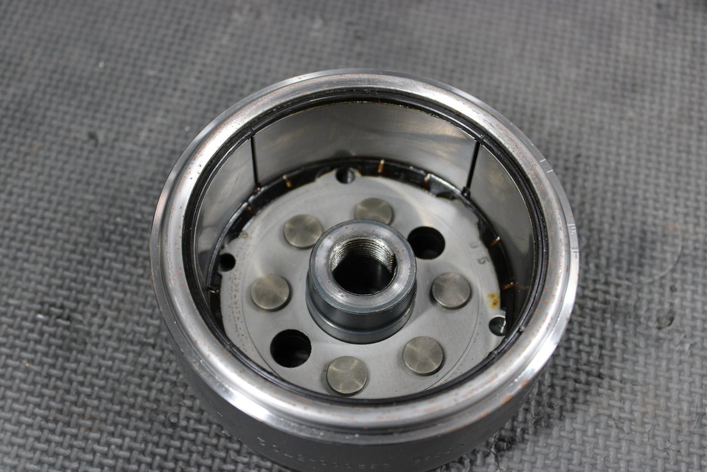 1986 HONDA XR250R OEM DENSO STATOR MAGNETO ROTOR FLYWHEEL 31100 - KT1 - 004 - hggarage