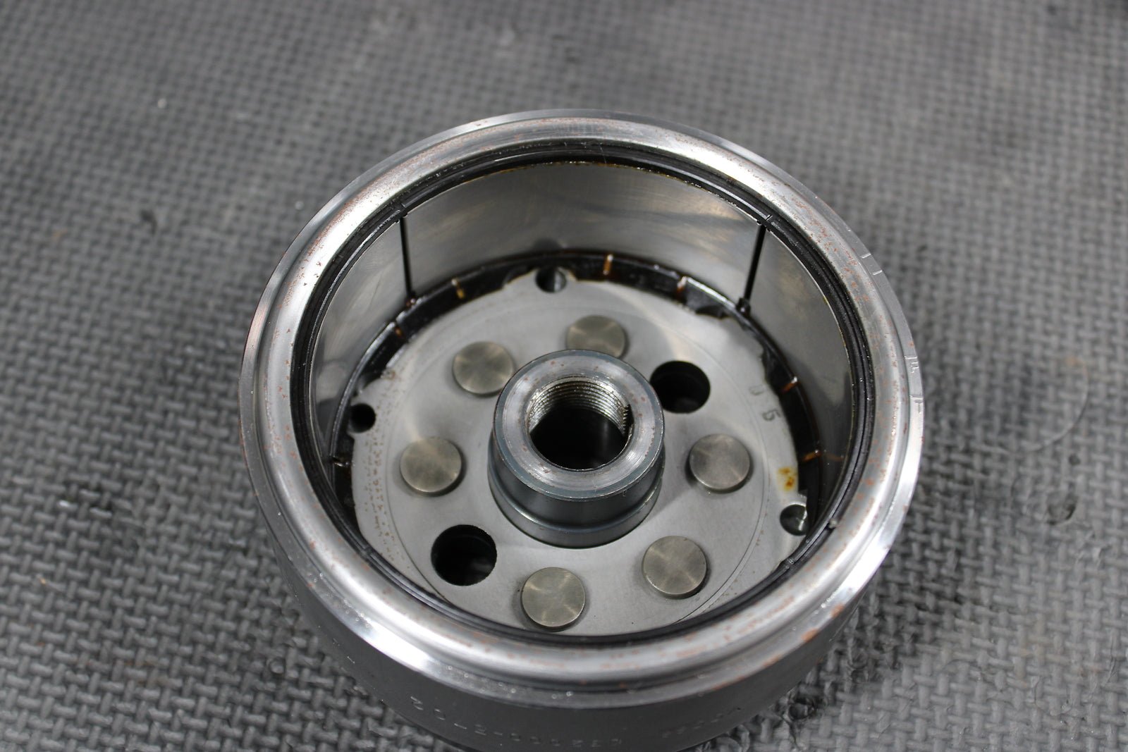 1986 HONDA XR250R OEM DENSO STATOR MAGNETO ROTOR FLYWHEEL 31100 - KT1 - 004 - hggarage