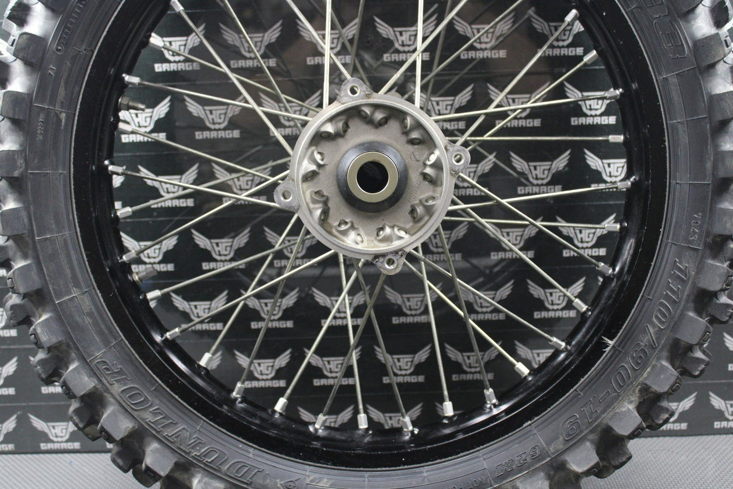 2020 SUZUKI RMZ250 OEM BLACK REAR BACK WHEEL RIM HUB TIRE 64100 - 46K00 19 x 1.85" - hggarage