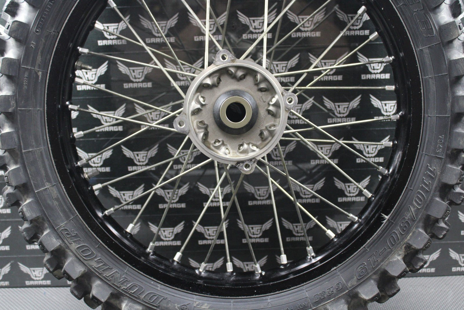 2020 SUZUKI RMZ250 OEM BLACK REAR BACK WHEEL RIM HUB TIRE 64100 - 46K00 19 x 1.85" - hggarage