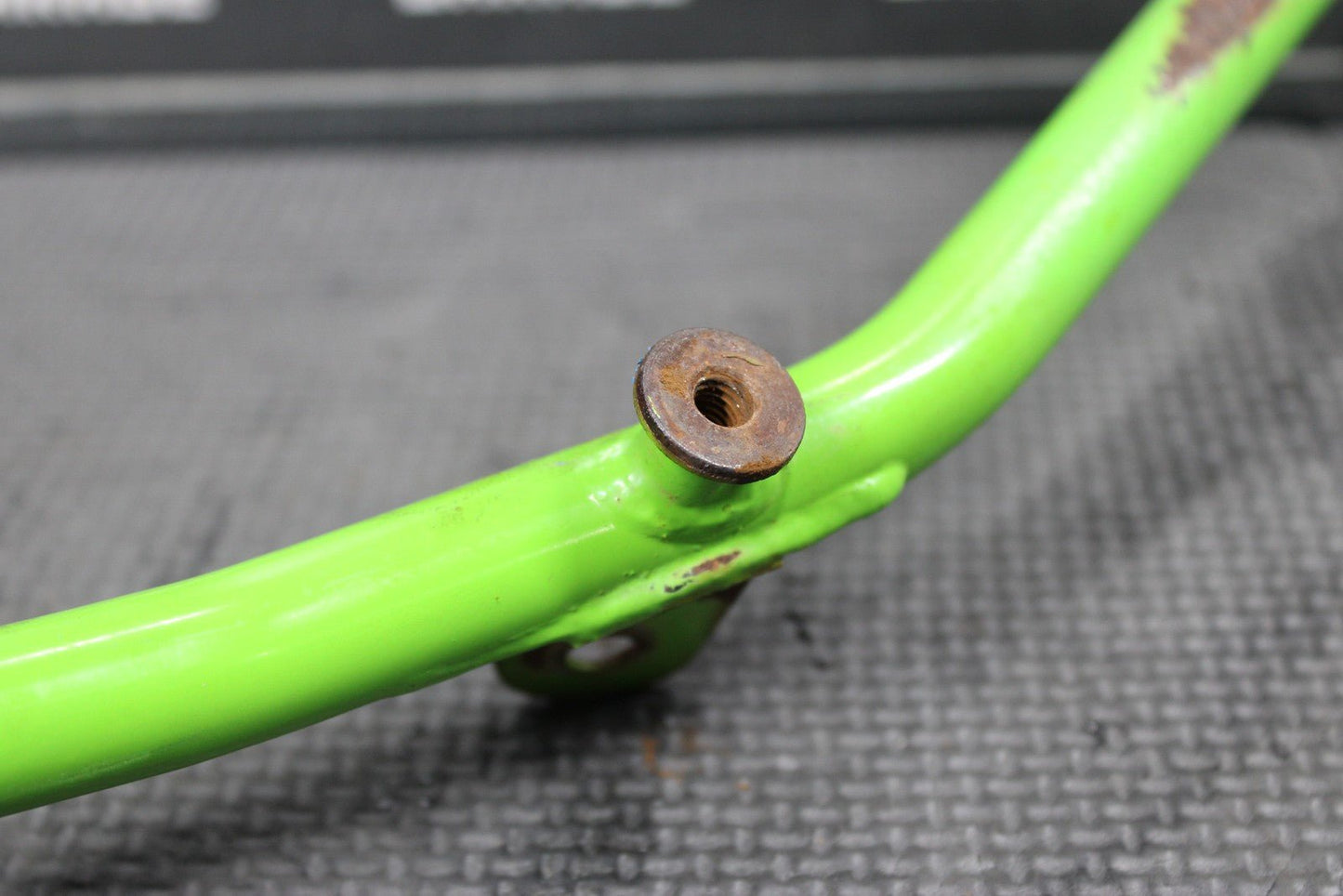 2001 KAWASAKI KX100 KX85 OEM REAR BACK SUB FRAME SUBFRAME 32160 - 1486 - CC GREEN - hggarage