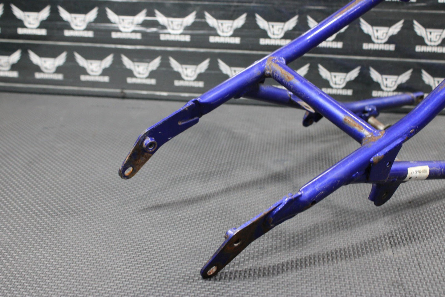 2007 02 - 07 YAMAHA YZ85 OEM REAR BACK SUB FRAME SUBFRAME SUPPORT 5PA - 21190 - 00 - P0 - hggarage