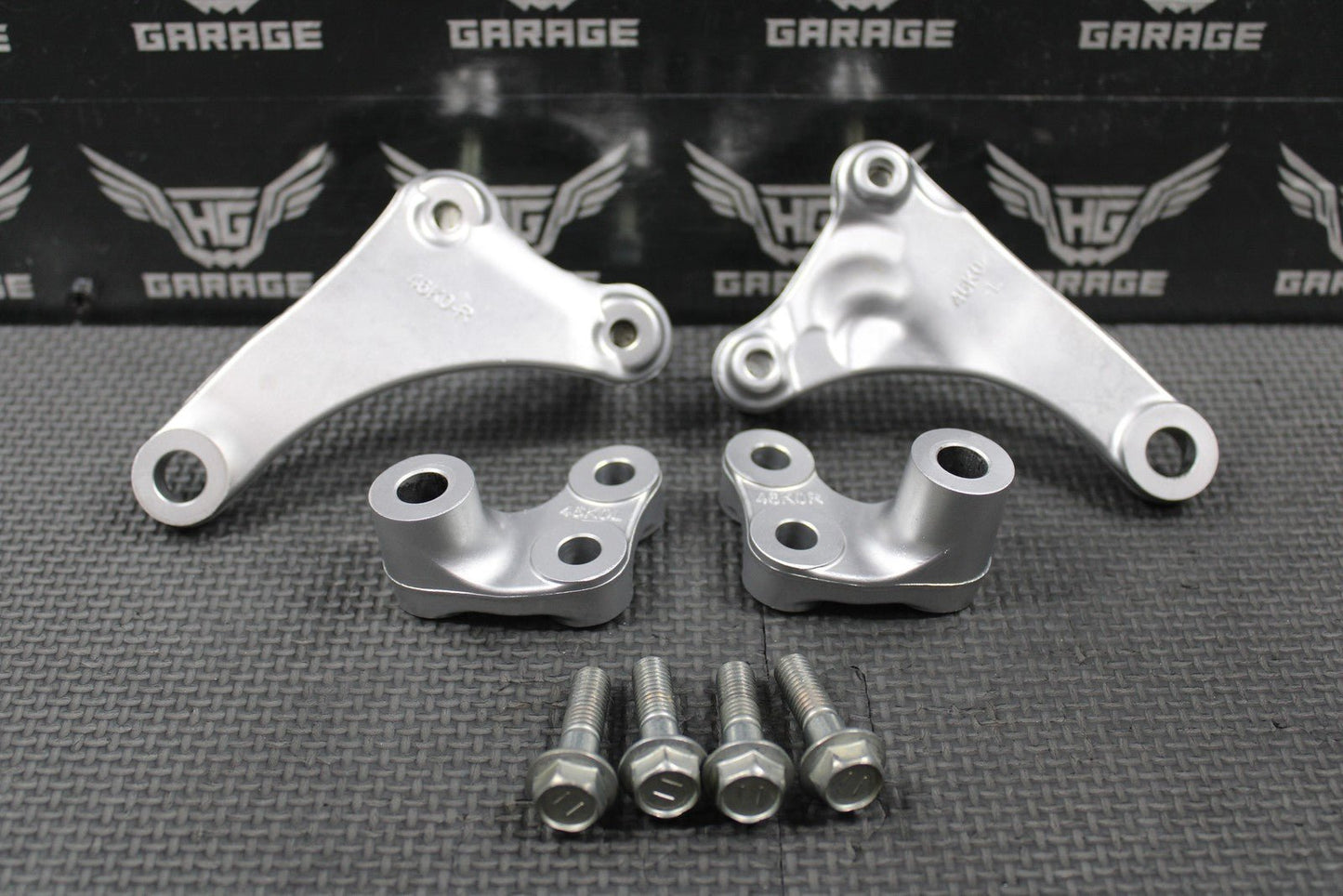 2019 SUZUKI 19 - 25 RMZ250 OEM ENGINE MOTOR MOUNT STAY HANGER BRACKETS UPPER LOWER - hggarage