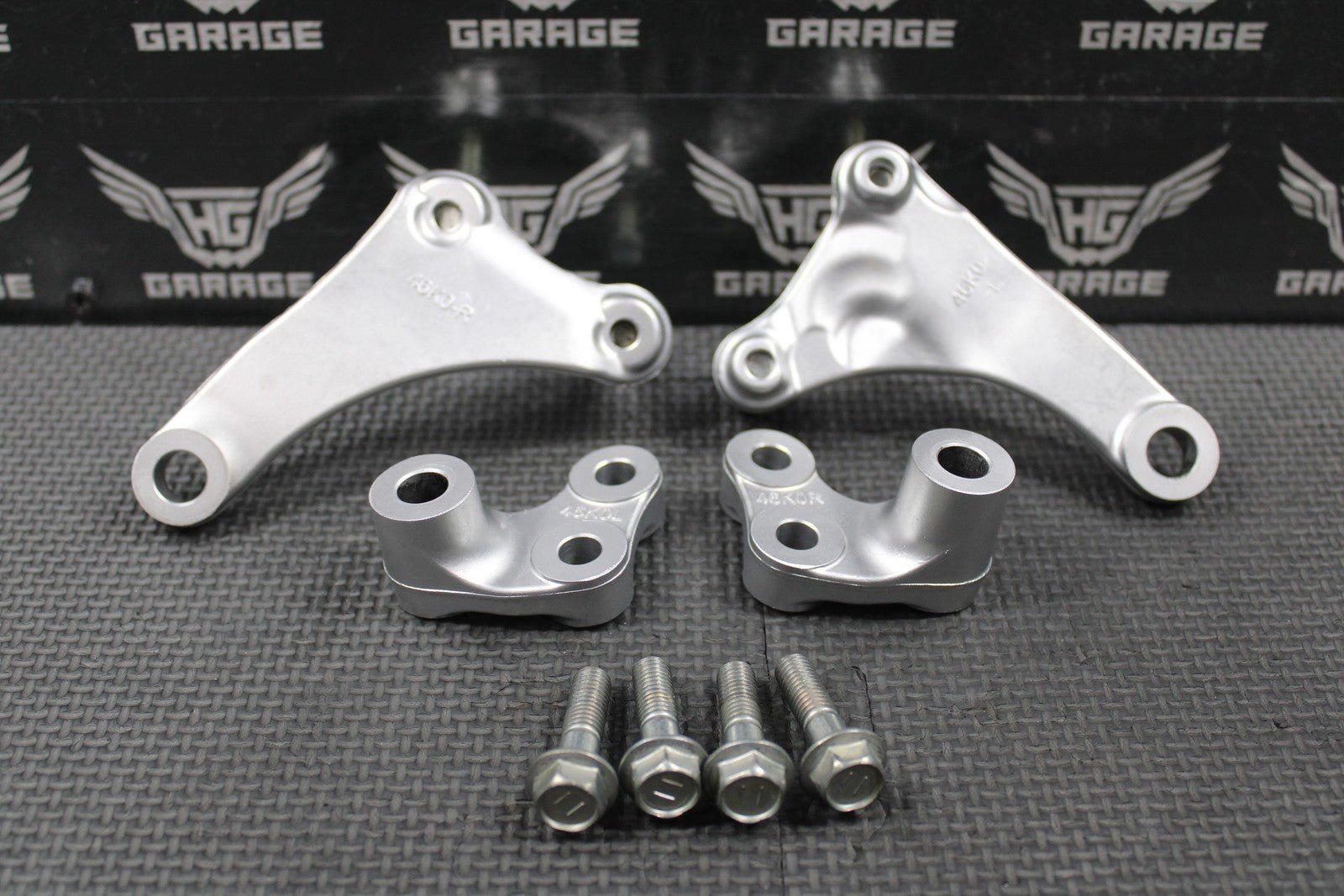 2019 SUZUKI 19 - 25 RMZ250 OEM ENGINE MOTOR MOUNT STAY HANGER BRACKETS UPPER LOWER - hggarage