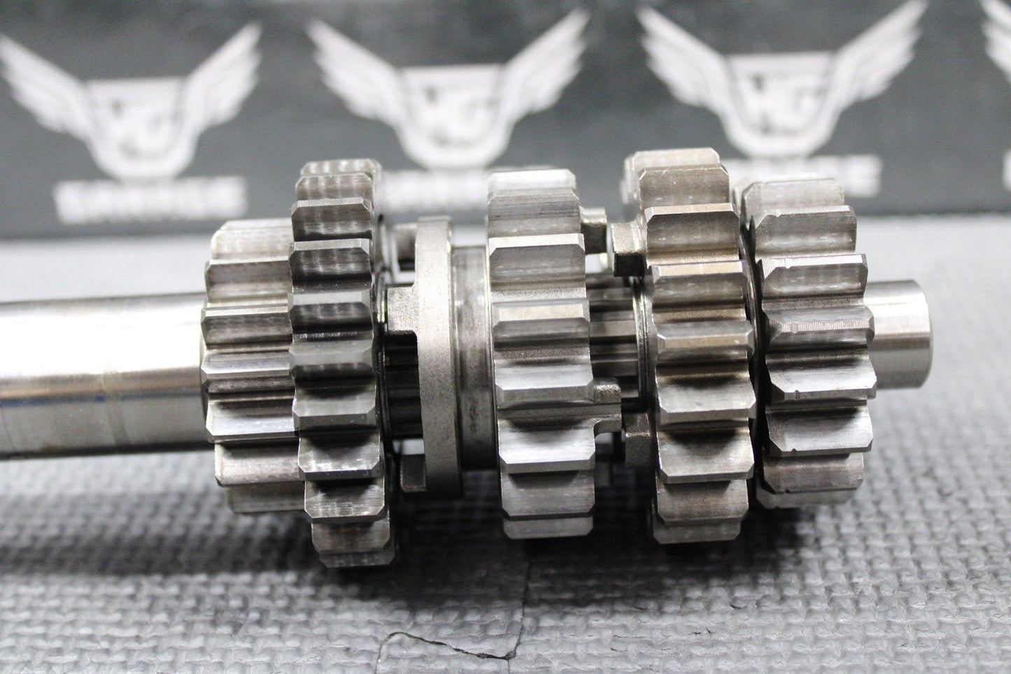 2012 KAWASAKI 12 - 14 KX450F OEM TRANSMISSION TRANNY GEARS GEARBOX SHIFT FORK GOOD - hggarage