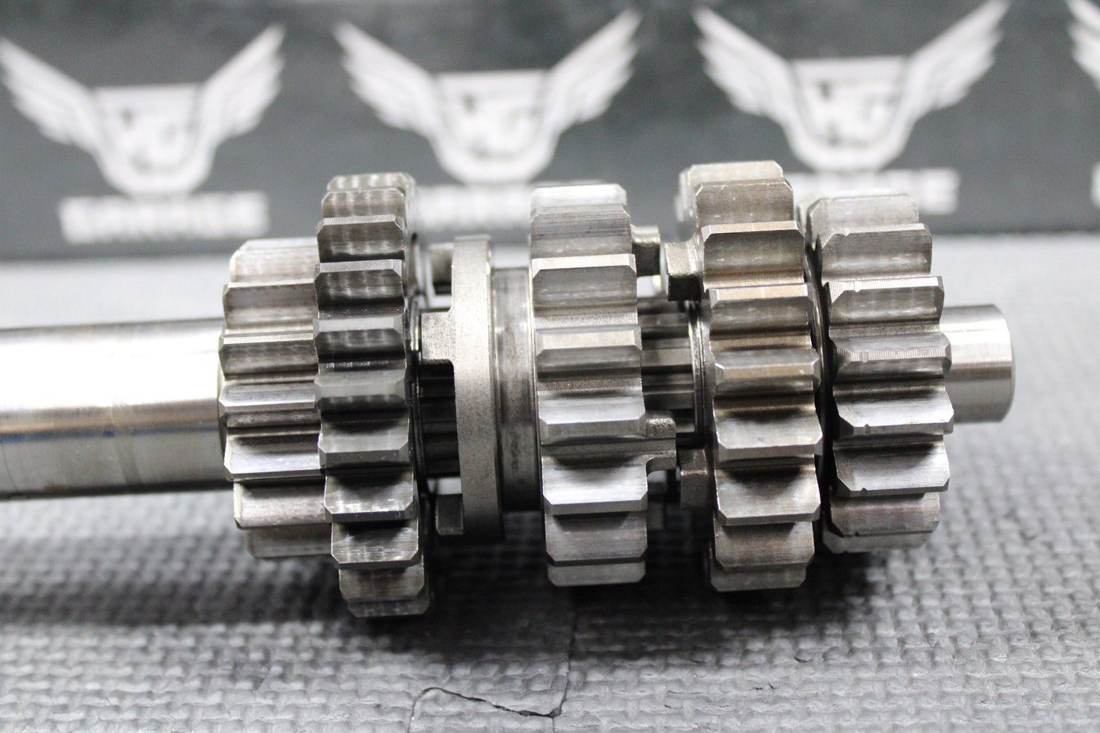 2012 KAWASAKI 12 - 14 KX450F OEM TRANSMISSION TRANNY GEARS GEARBOX SHIFT FORK GOOD - hggarage