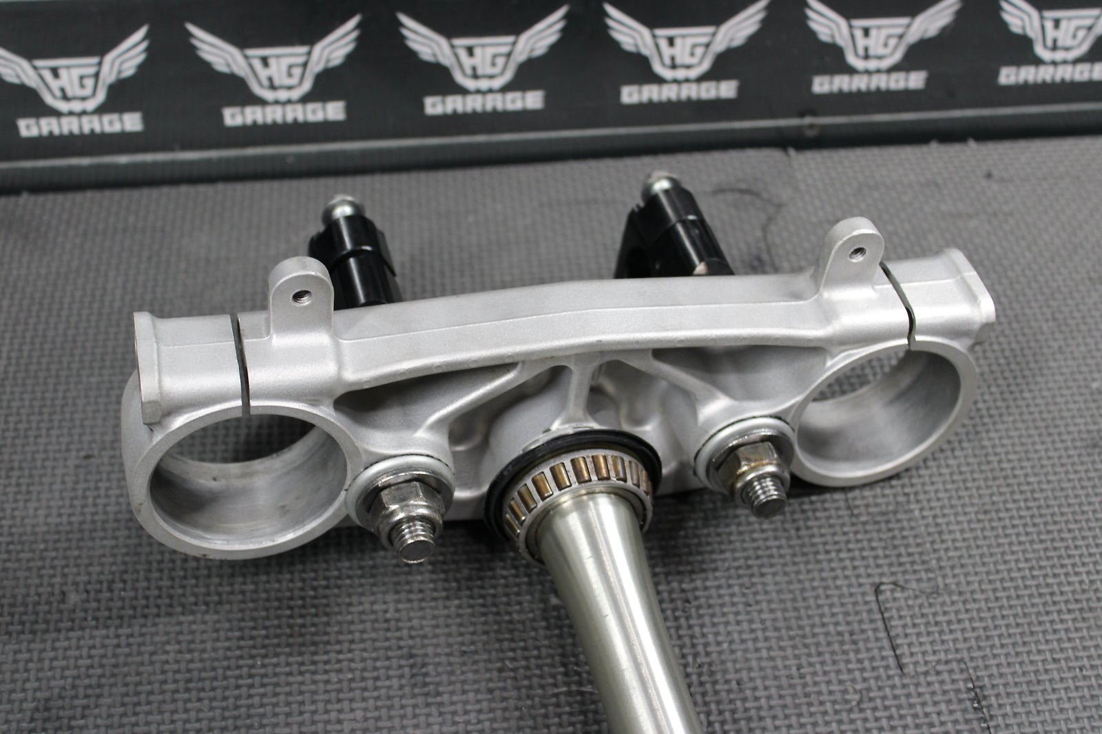 2009 HONDA CRF450R OEM FRONT FORKS LOWER UPPER TRIPLE TREE STEM - hggarage