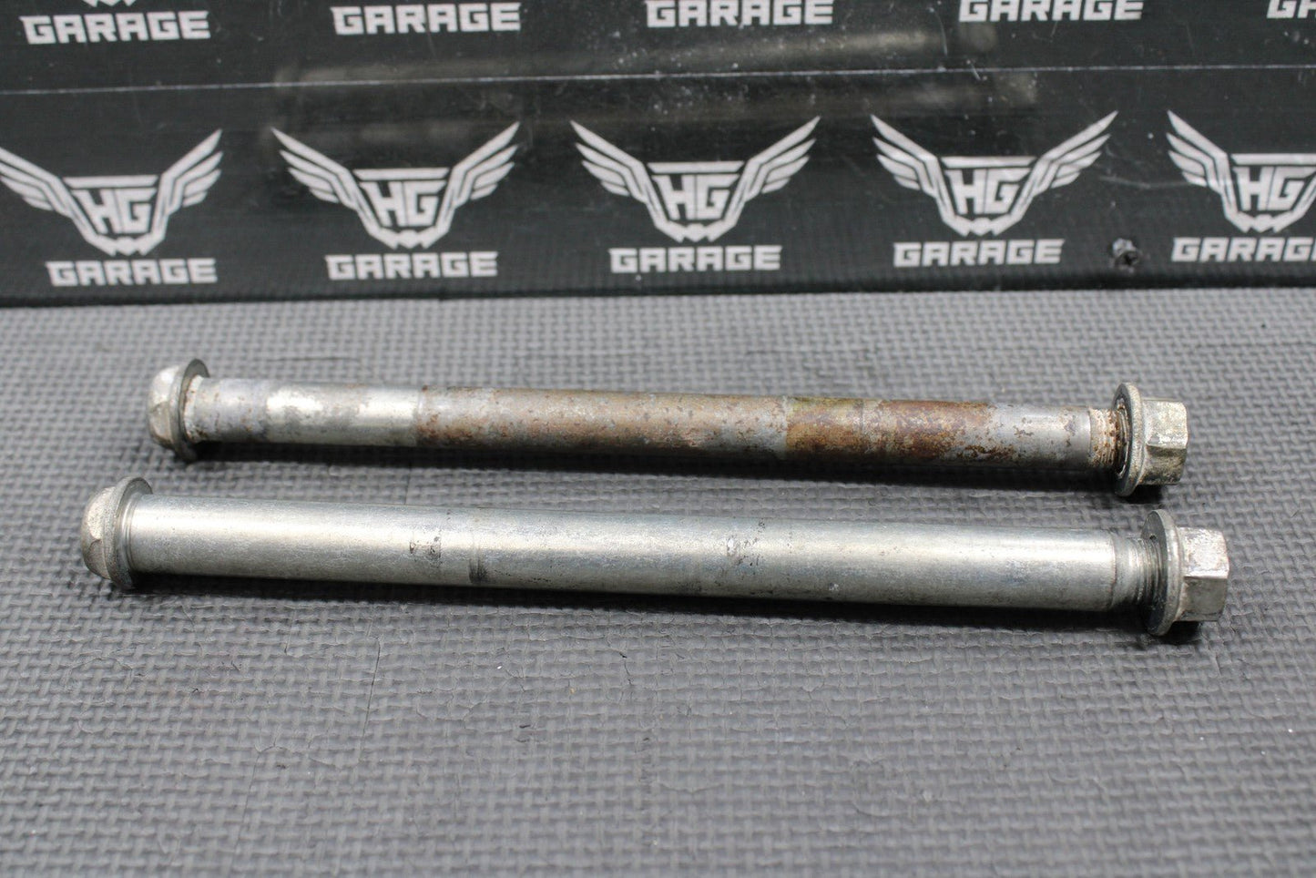 2009 KAWASAKI KLX250SF OEM SWINGARM BOLT SUSPENSION LINKAGE PIVOT SHAFT BOLTS - hggarage