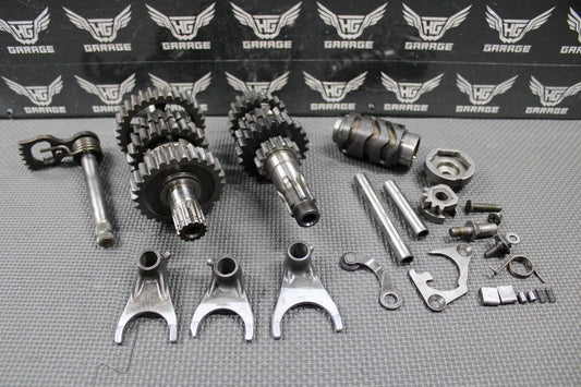 1995 SUZUKI RMX250 OEM ENGINE TRANSMISSION TRANNY GEARS GEARBOX SHIFT FORKS DRUM - hggarage