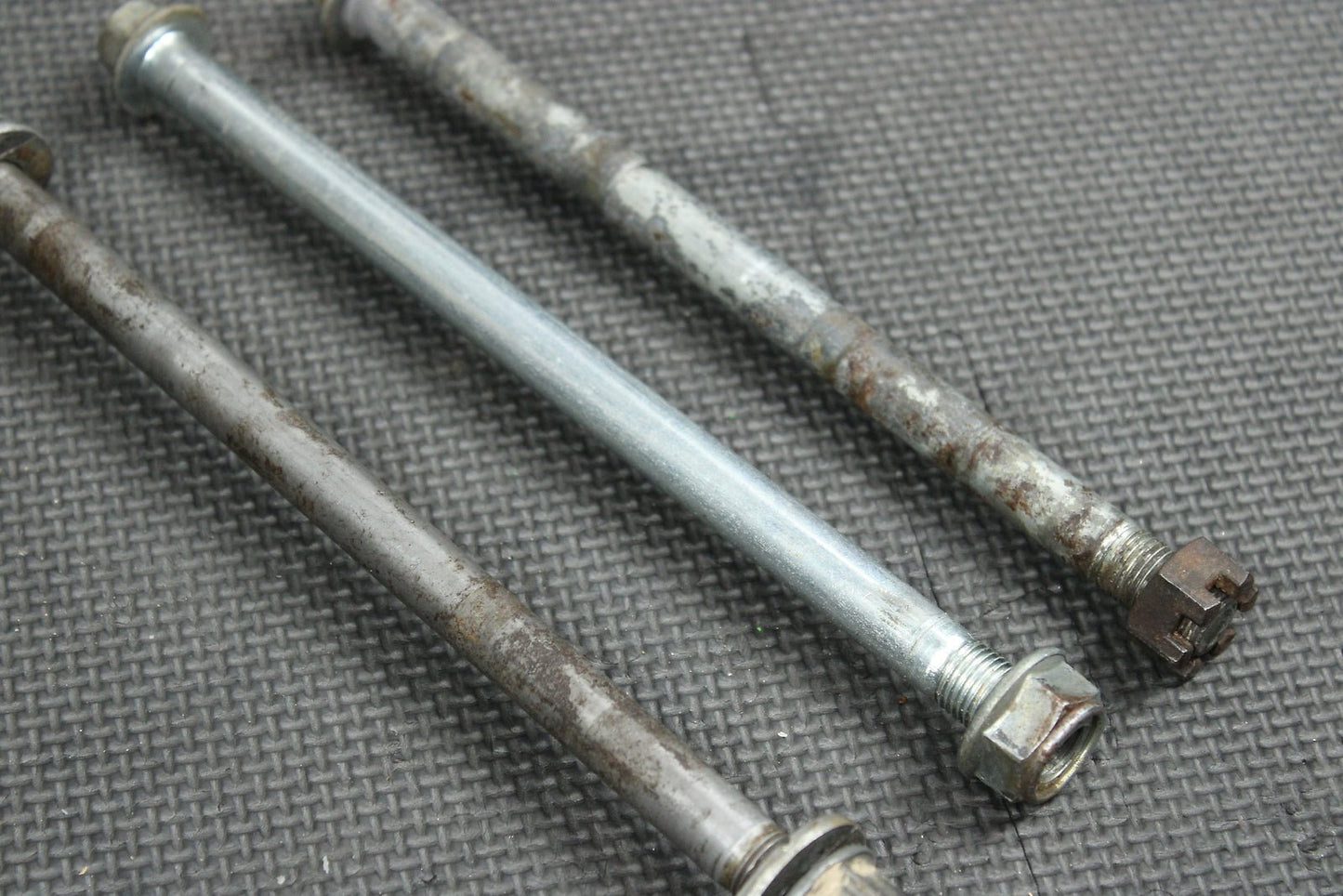 2001 Honda XR100R XR80R OEM Front Rear Axle Back Wheel Rim Swingarm Bolt - hggarage