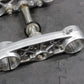 2002 HONDA CRF450R OEM FRONT FORKS LOWER UPPER TRIPLE TREE STEM - hggarage