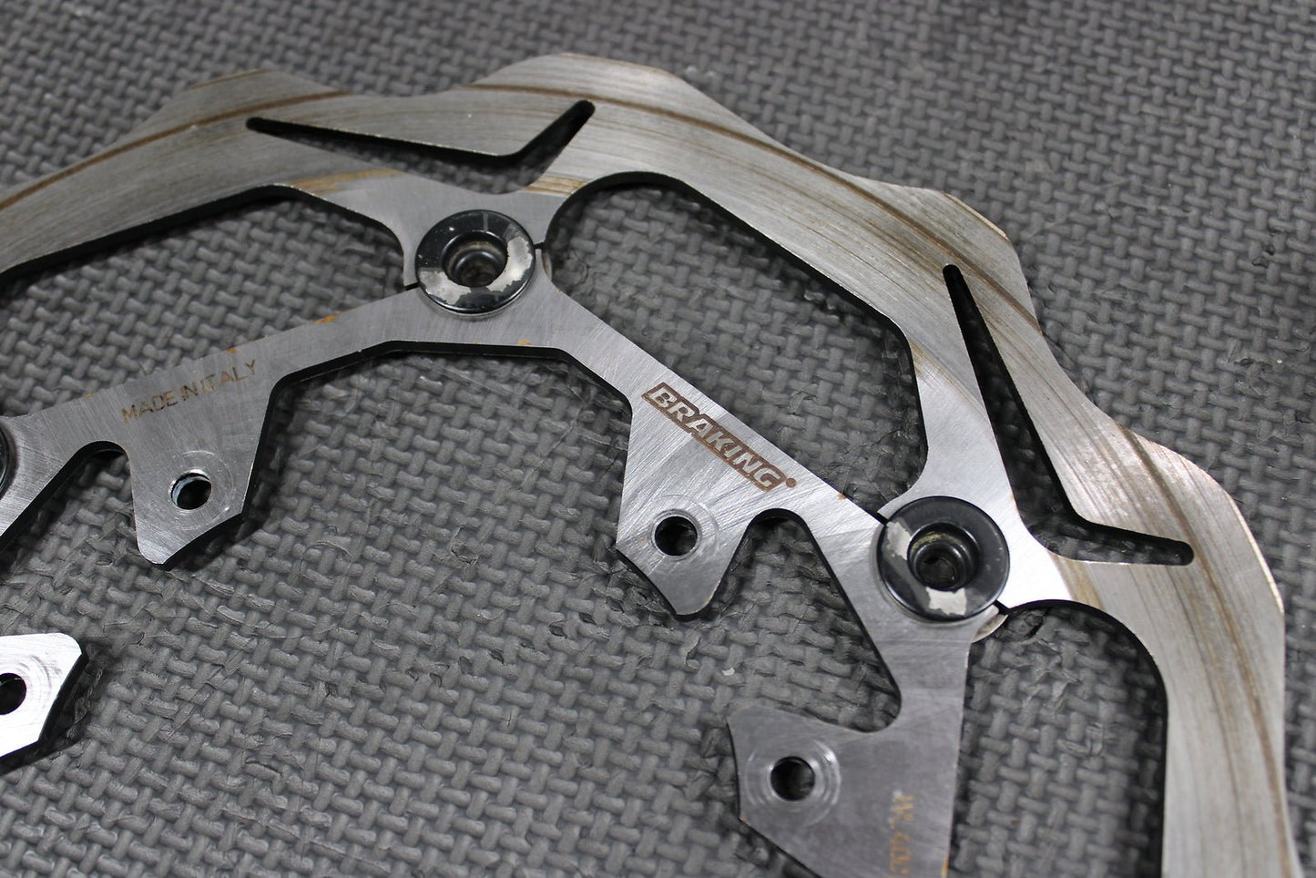 2009 HONDA CRF450R BRAKING OVERSIZED FRONT BRAKE DISC ROTOR ASSEMBLY - hggarage