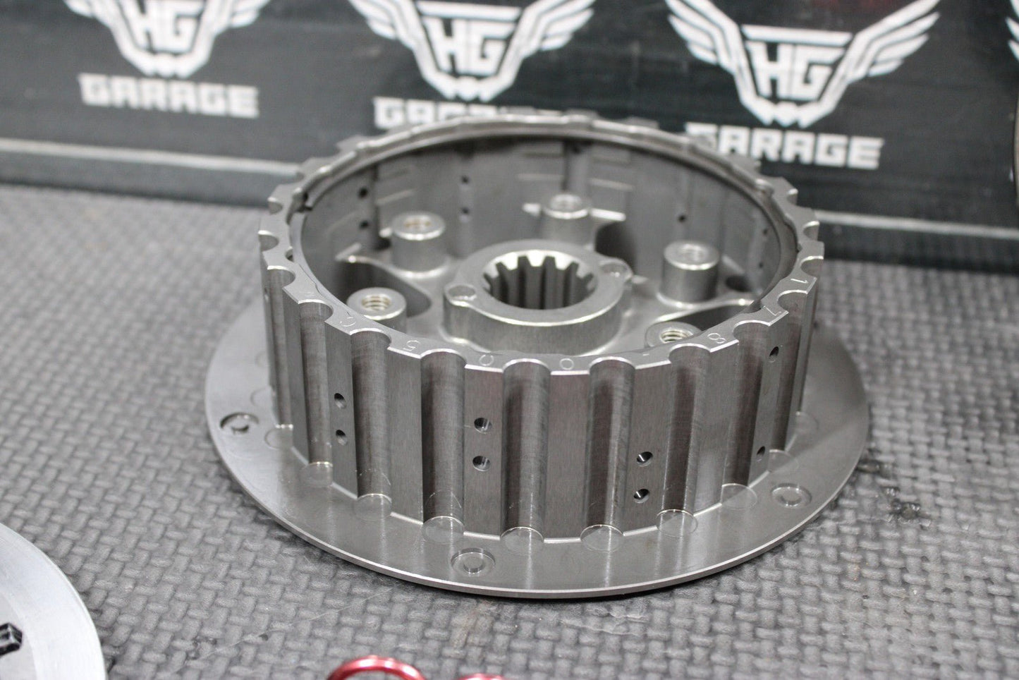 02 - 08 HONDA CRF450R REKLUSE CORE MANUAL COMPLETE CLUTCH W PLATES INNER OUTER HUB - hggarage