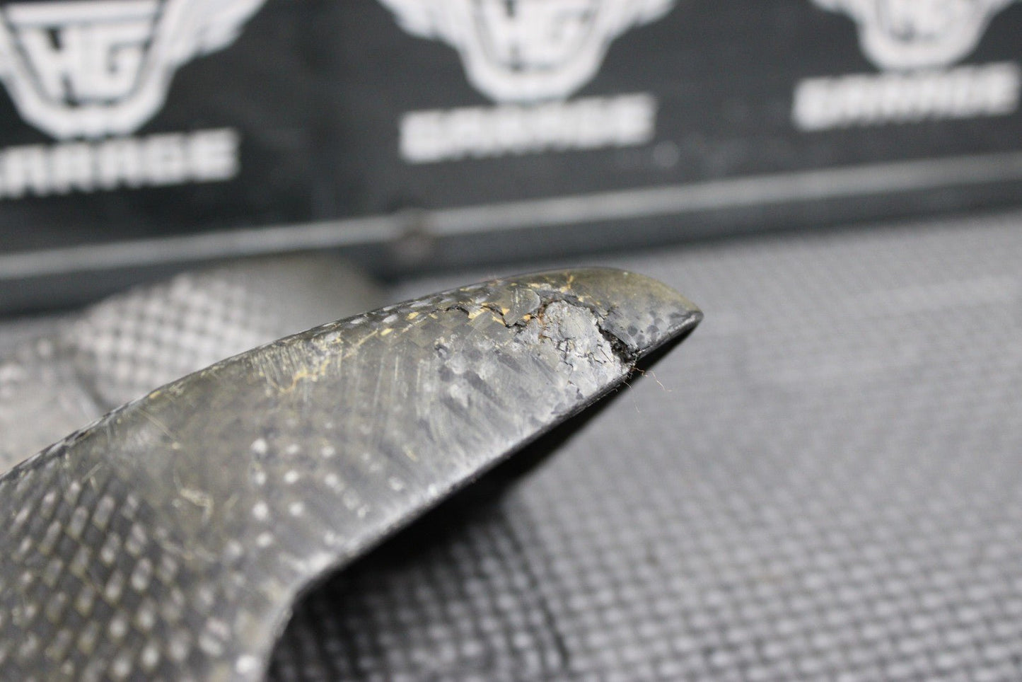 2007 05 - 08 HONDA CRF450R CARBON FIBER LEFT SIDE ENGINE MOTOR GUARD SHIELD GOOD! - hggarage