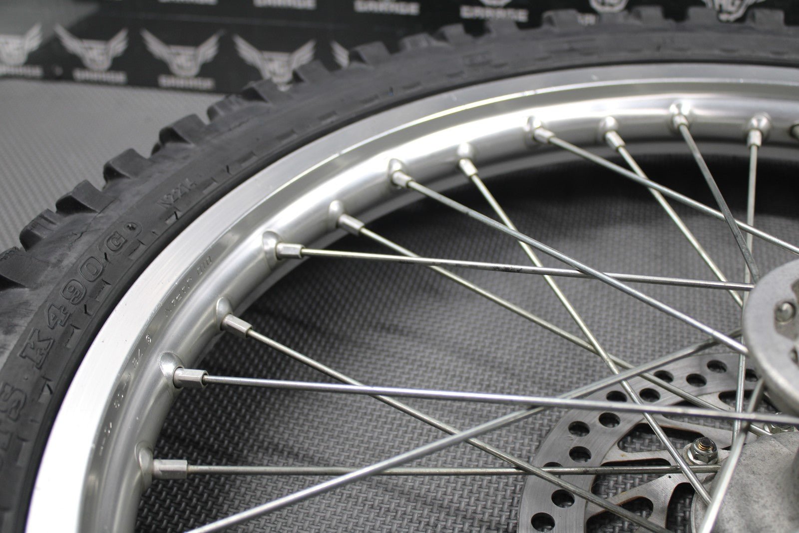 2003 HONDA 01 - 07 CR250R OEM DID FRONT WHEEL RIM HUB ORIGINAL TIRE 21" NICE! - hggarage