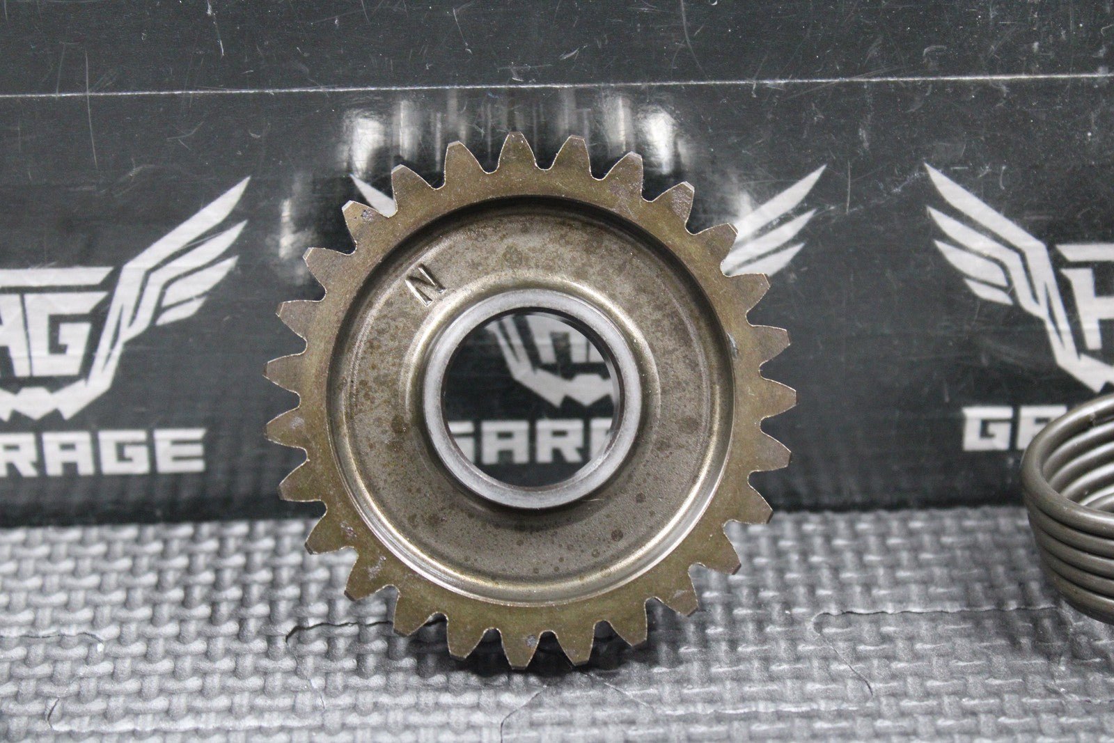 2001 HONDA CR250R OEM KICKSTART KICK STARTER SHAFT GEAR RATCHET 28221 - KZ3 - A10 - hggarage