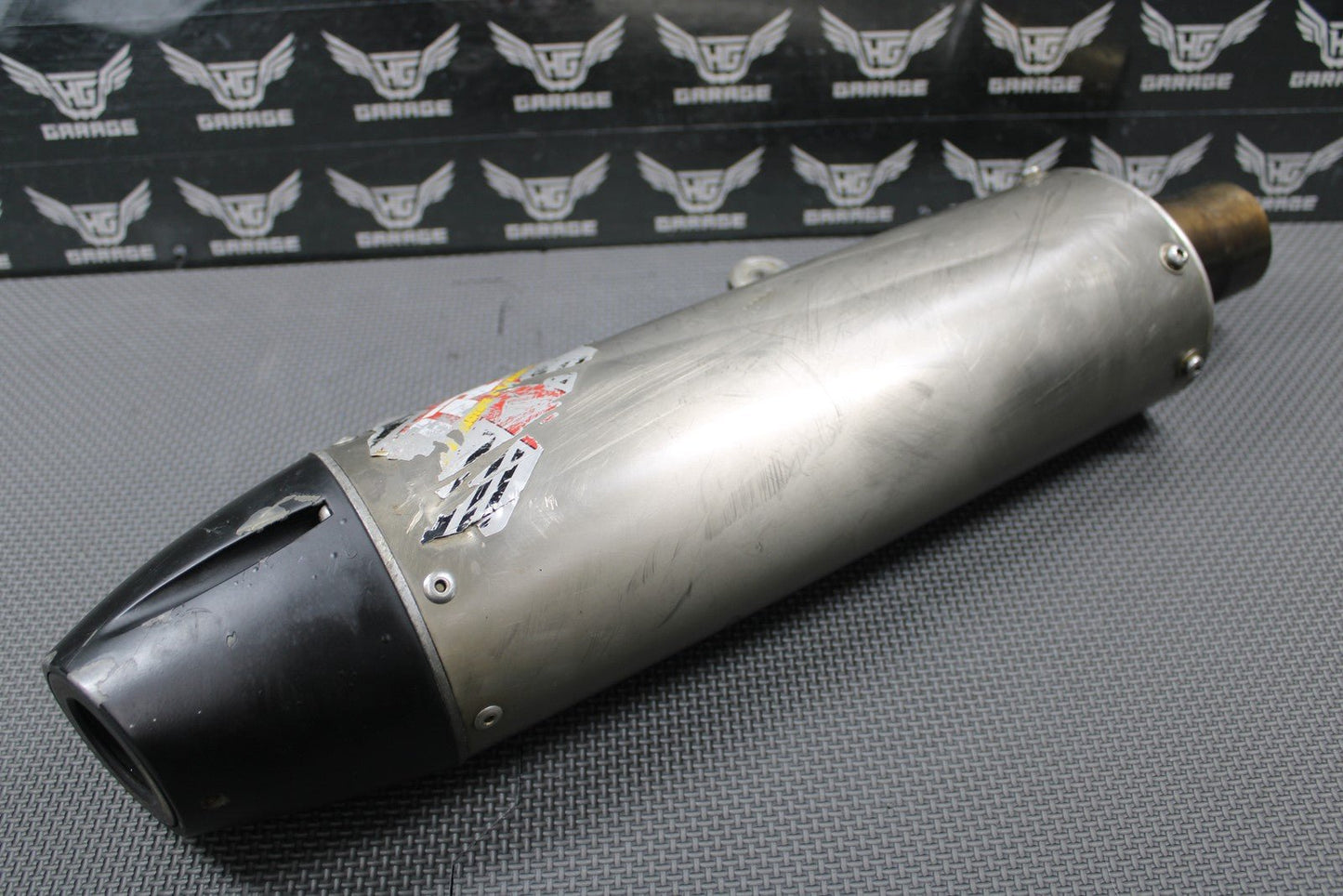 2010 KTM 08 - 10 250 XCF SXF DRD TITANIUM MUFFLER EXHAUST SILENCER SPARK ARRESTOR - hggarage