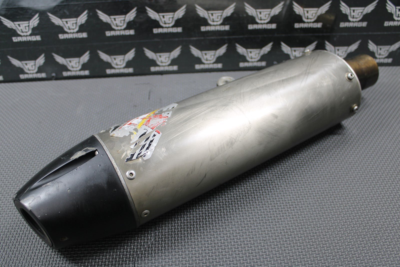 2010 KTM 08 - 10 250 XCF SXF DRD TITANIUM MUFFLER EXHAUST SILENCER SPARK ARRESTOR - hggarage
