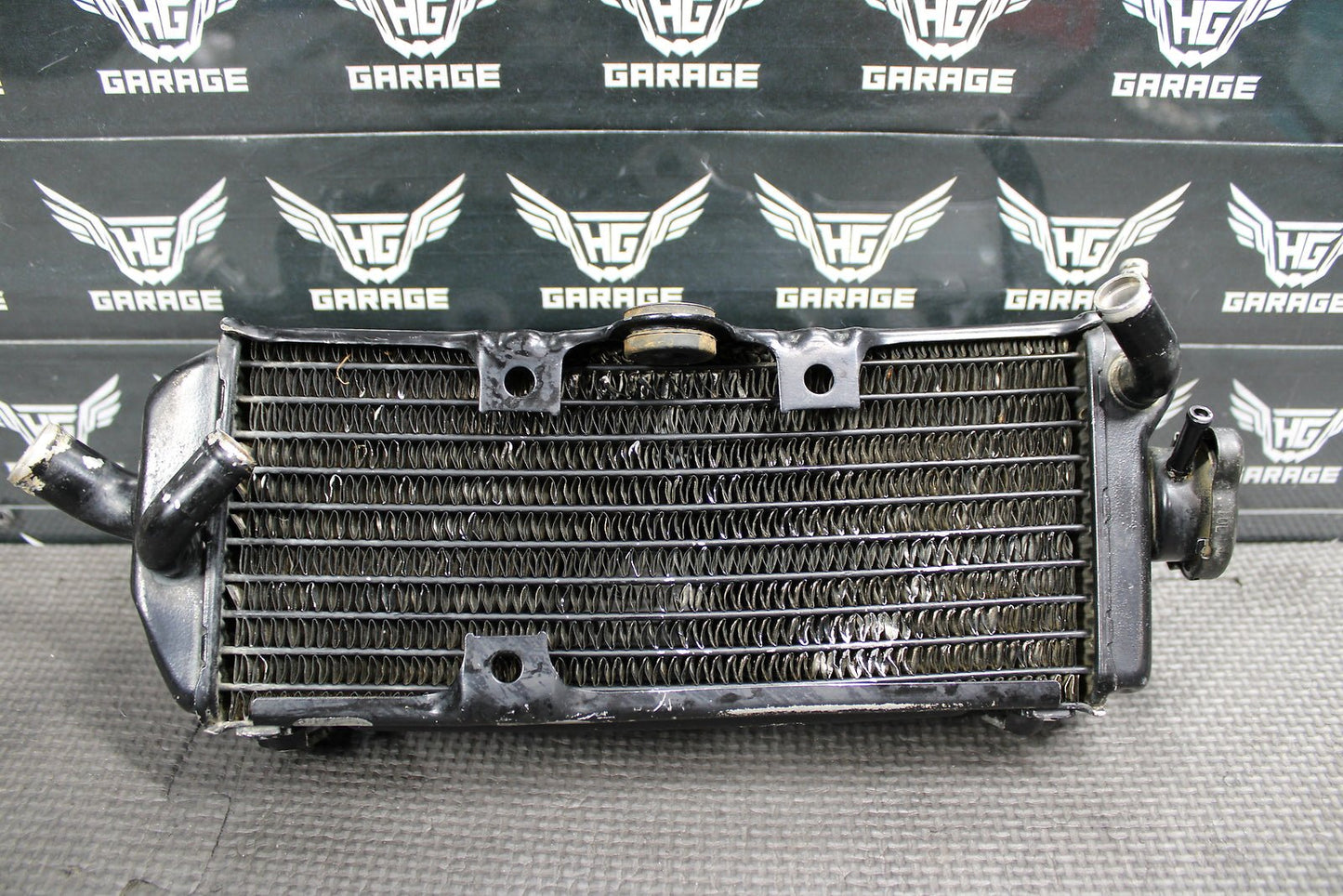 1995 93 - 95 SUZUKI RM250 OEM RIGHT FILL SIDE RADIATOR COOLER RADIATOR 17710 - 28E01 - hggarage