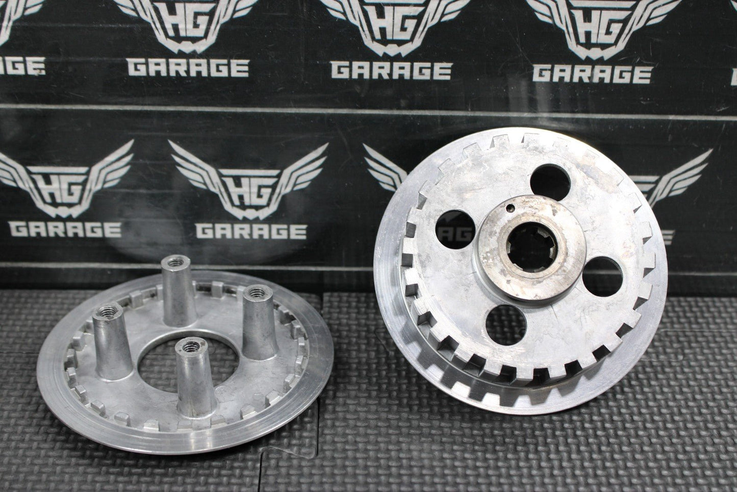 1991 87 - 95 HONDA CR80R OEM COMPLETE CLUTCH W PLATES BASKET HUB 22100 - GC4 - 600 - hggarage