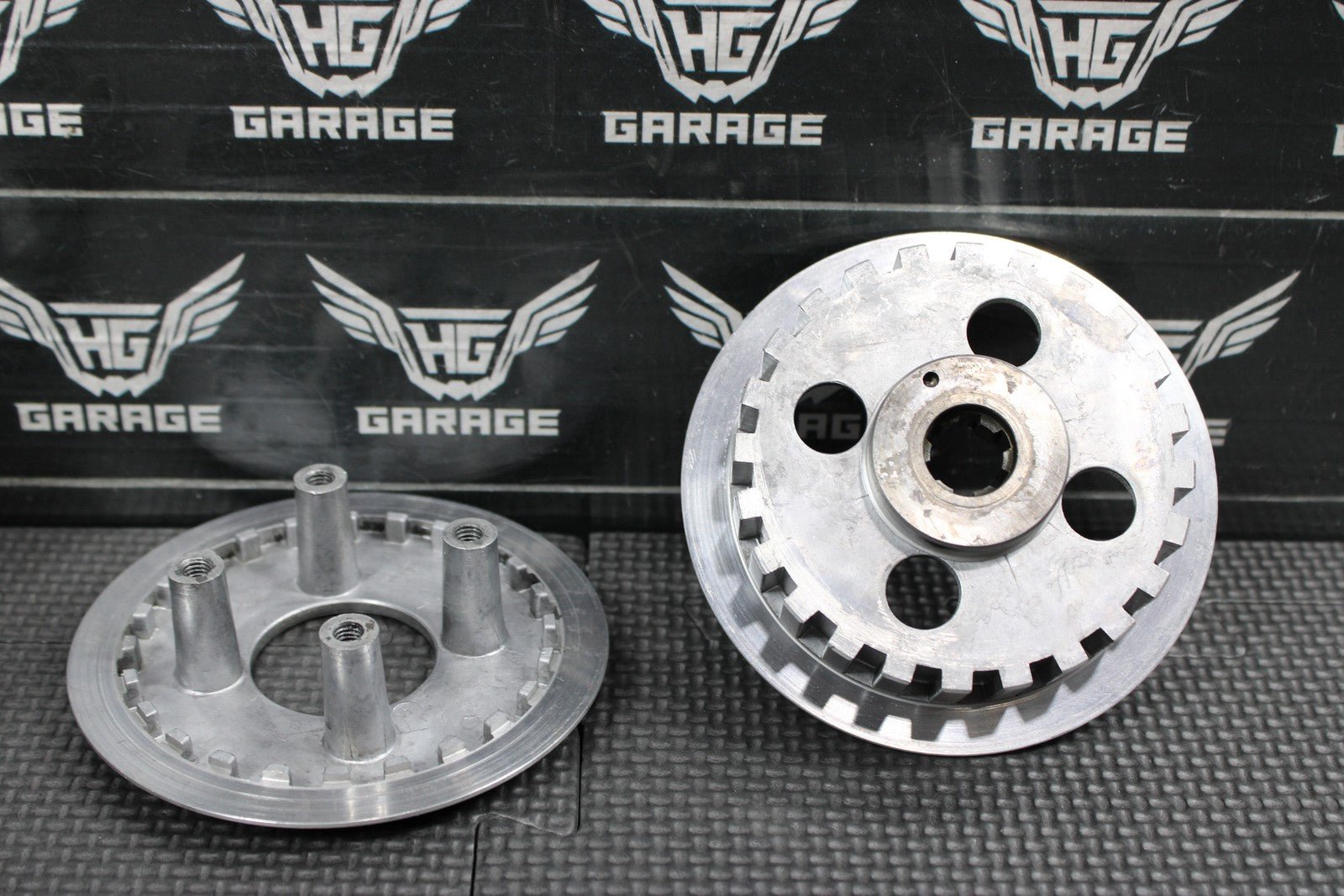 1991 87 - 95 HONDA CR80R OEM COMPLETE CLUTCH W PLATES BASKET HUB 22100 - GC4 - 600 - hggarage
