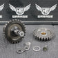 2001 SUZUKI RM80 OEM KICKSTART KICK START SHAFT W IDLER GEAR 26211 - 02B04 - hggarage