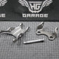 1988 88 - 91 HONDA CR250R OEM EXHAUST VALVE GOVERNOR ROCKER ARM PLATE & HOLDER - hggarage