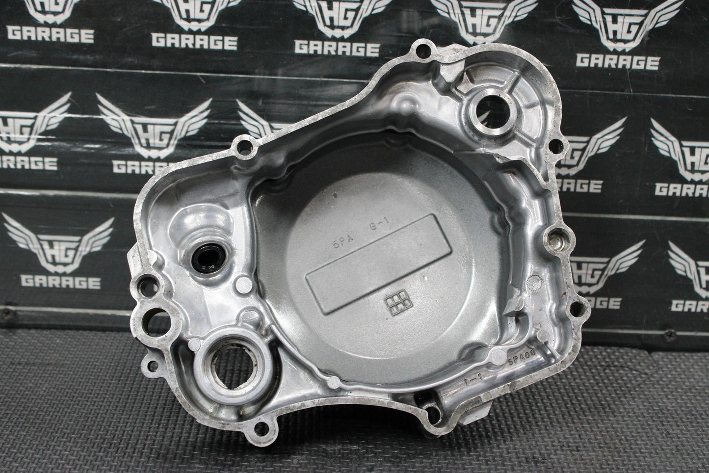 2007 02 - 07 YAMAHA YZ85 OEM RIGHT SIDE ENGINE INNER OUTER CLUTCH COVER WATERPUMP - hggarage