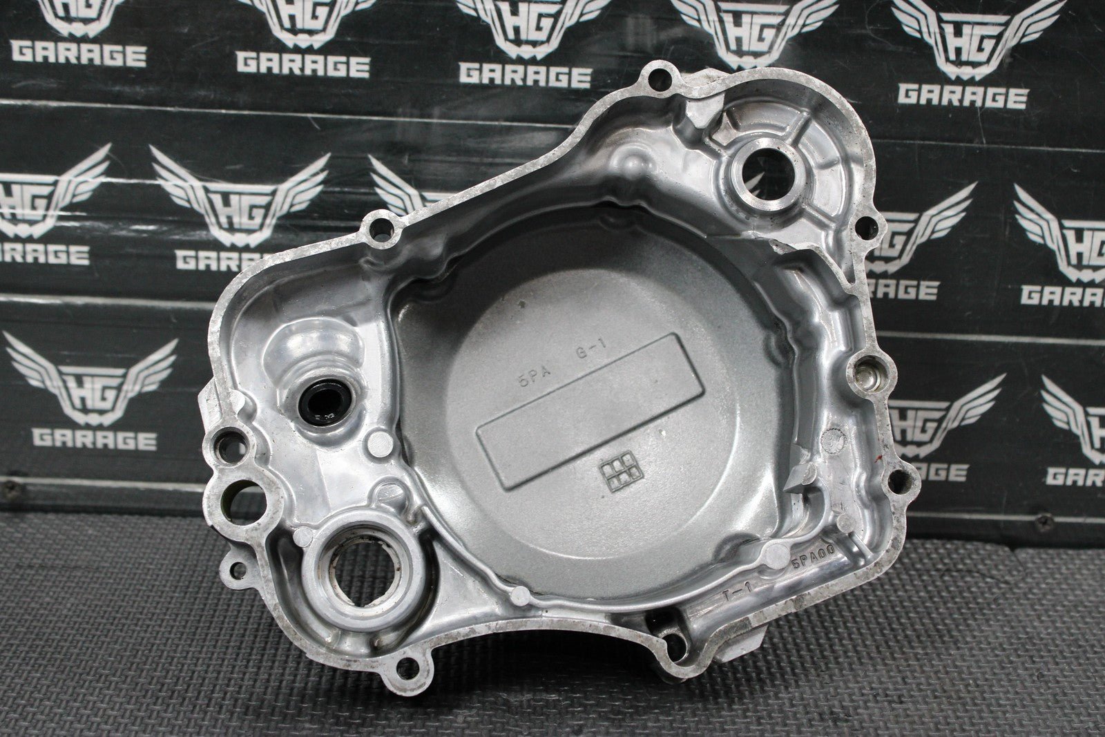 2007 02 - 07 YAMAHA YZ85 OEM RIGHT SIDE ENGINE INNER OUTER CLUTCH COVER WATERPUMP - hggarage