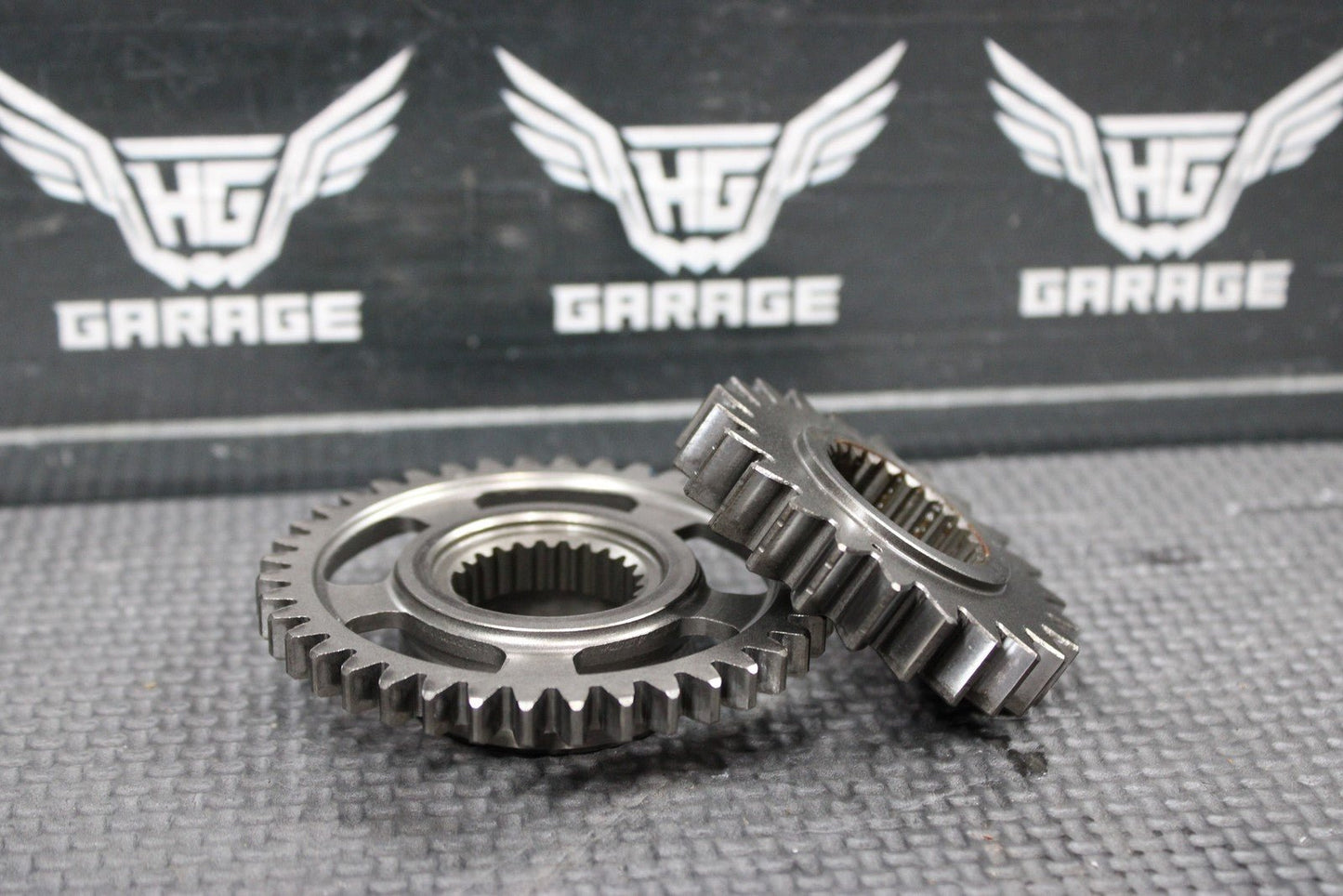 2007 02 - 08 HONDA CRF450R OEM ENGINE MOTOR CRANKSHAFT PRIMARY GEAR DRIVE GEARS - hggarage