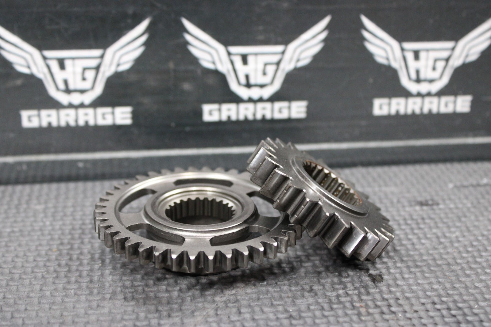 2007 02 - 08 HONDA CRF450R OEM ENGINE MOTOR CRANKSHAFT PRIMARY GEAR DRIVE GEARS - hggarage
