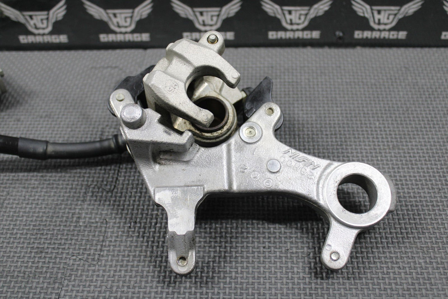 2020 SUZUKI RMZ250 OEM NISSIN REAR BACK BRAKE CALIPER MASTER CYLINDER LEVER GOOD - hggarage
