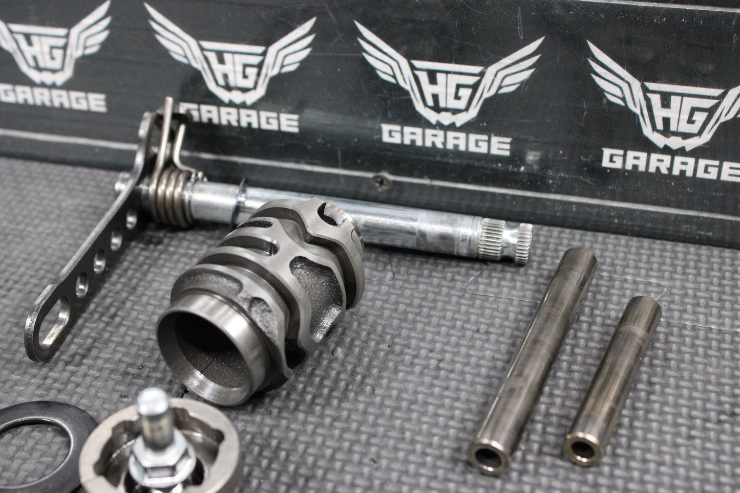 2007 HONDA CRF450R OEM ENGINE TRANSMISSION TRANNY GEARBOX SHIFT FORKS SHAFT DRUM - hggarage