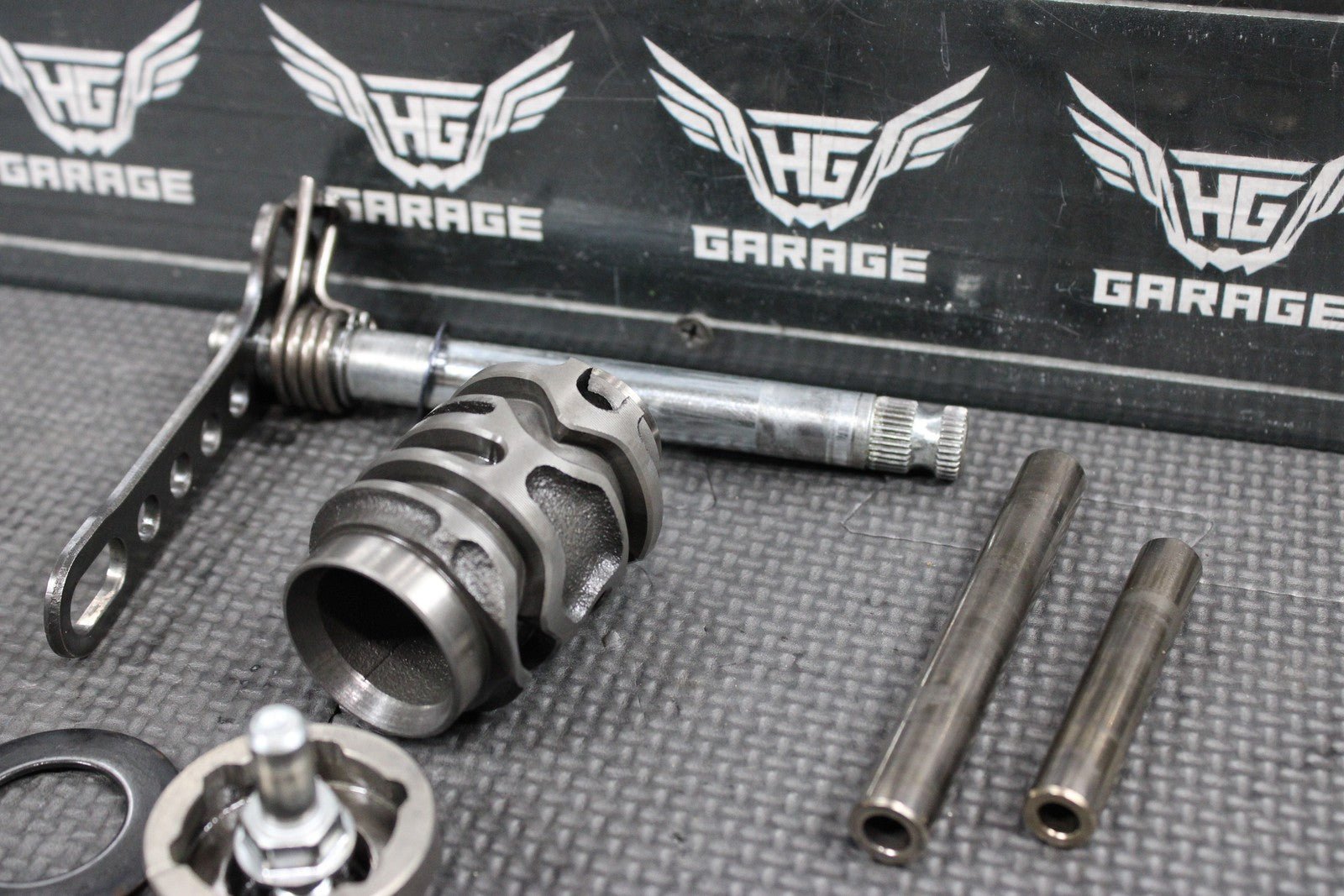2007 HONDA CRF450R OEM ENGINE TRANSMISSION TRANNY GEARBOX SHIFT FORKS SHAFT DRUM - hggarage