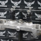 1986 KAWASAKI KDX200 OEM FRONT FORKS LOWER UPPER TRIPLE TREE STEM CLAMP SET - hggarage