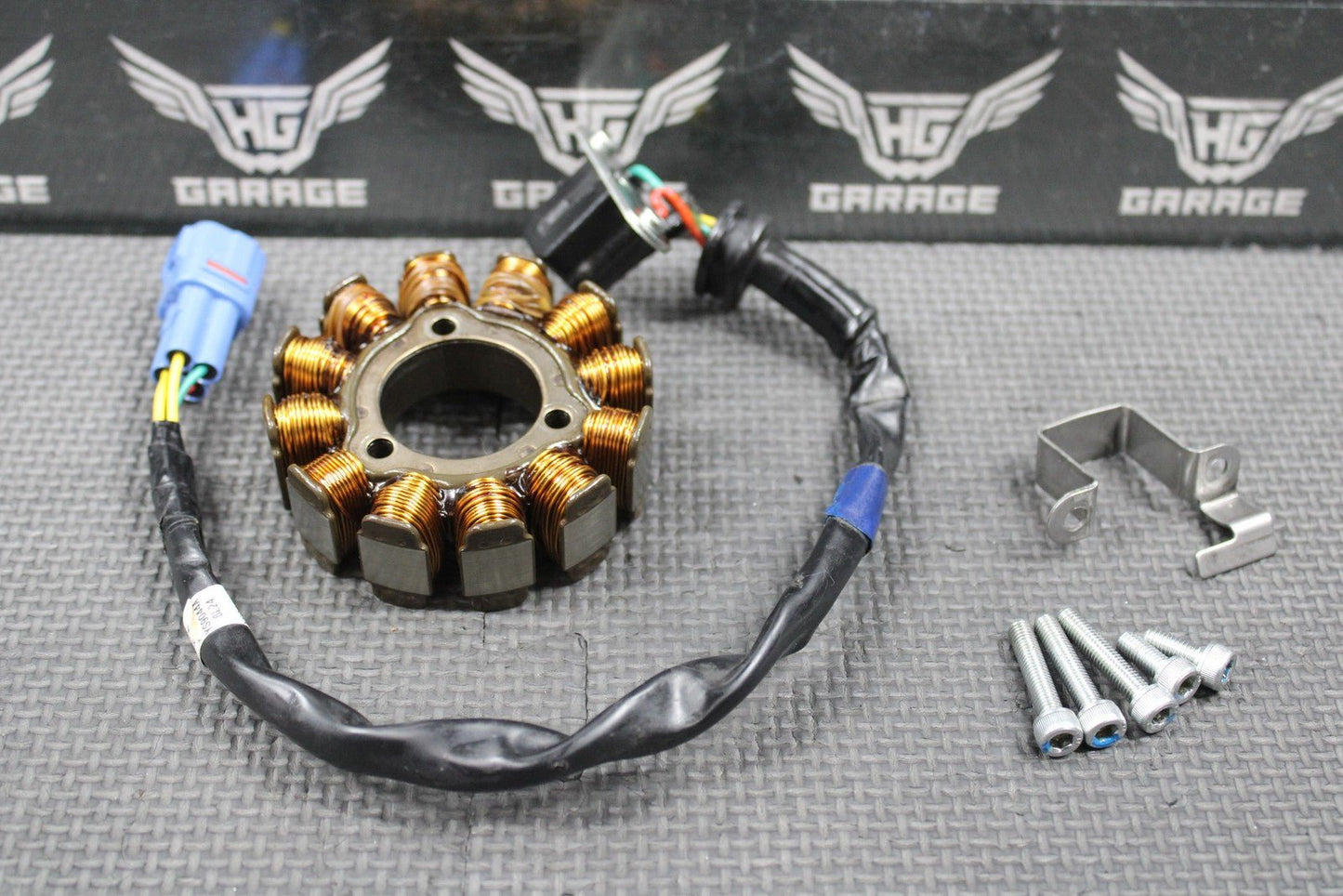 2019 SUZUKI 19 - 25 RMZ250 OEM STATOR MAGNETO GENERATOR ASSY 32101 - 46K01 NICE! - hggarage